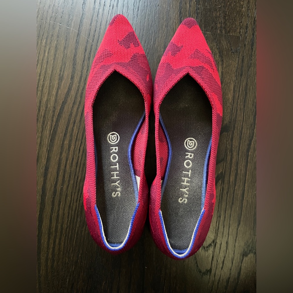 Red Camo Rothy’s